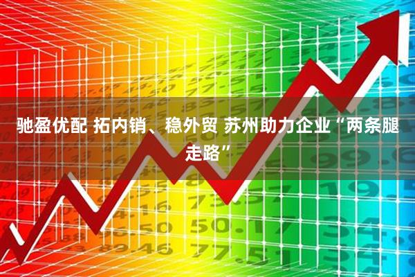 驰盈优配 拓内销、稳外贸 苏州助力企业“两条腿走路”