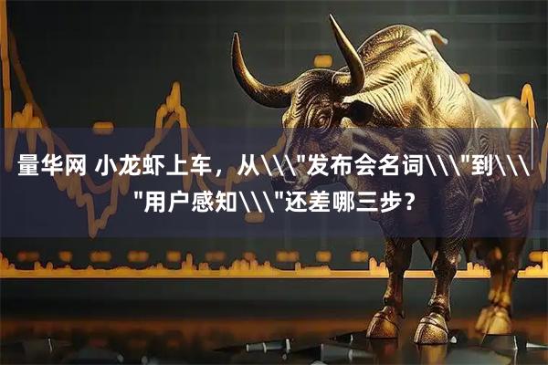 量华网 小龙虾上车，从\＂发布会名词\＂到\＂用户感知\＂还差哪三步？